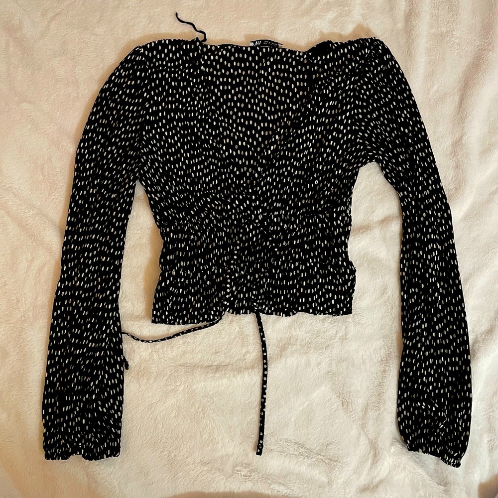 Polka dots blouse